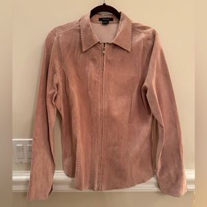 Pink REAL Suede Jacket